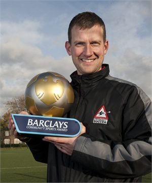 Andy Thorp - Barclays Community Sports Award Winner (September 2010)